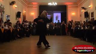 Carlos y Rosa Pérez. Milonga Solidaria JugarxJugar. 12/8/18