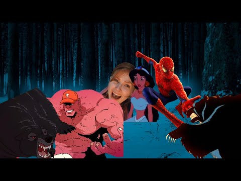 Beauty and the Psycho Dad Part 16 - Jasmine Runs Off / Psycho Dad and Spider-Man fight Psycho Bear