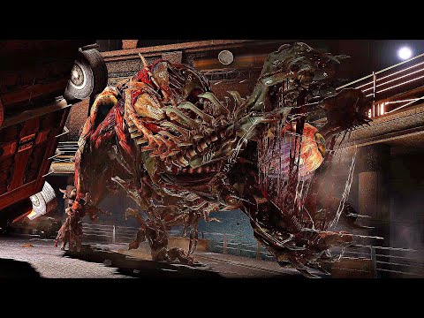 Resident Evil 6 - T-Rex Simmons Boss Fight (4K 60FPS)