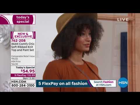 HSN | IMAN Global Chic Fashions 13th Anniversary - Fall Fashion Event 09.19.2021 - 02 AM
