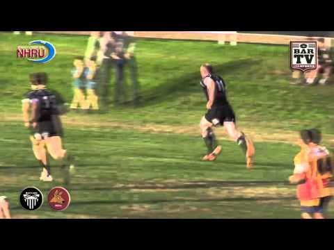 2015 NHRU Round 8 Premier 1 Highlights - Maitland v Lake Macquarie