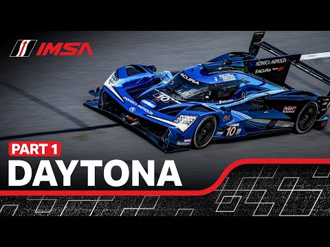 IMSA2024 WTSC第1戦デイトナ24時間 ハイライト動画(part1)