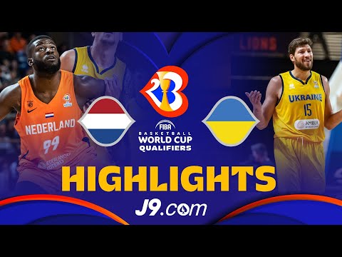 🇳🇱 Netherlands vs 🇺🇦 Ukraine | Basketball Highlights - #FIBAWC 2023 European Qualifiers