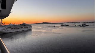 LIVE SAILAWAY MONTEVIDEO URUGUAY GROUP CRUISE SAPPHIRE PRINCESS