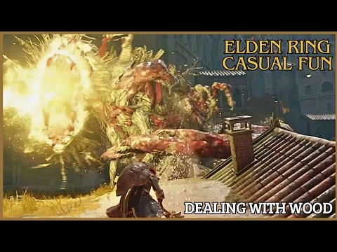 Elden Ring casual fun - Erdtree minions (Leyndell Erdtree Avatar and Ulcerated Tree Spirit)