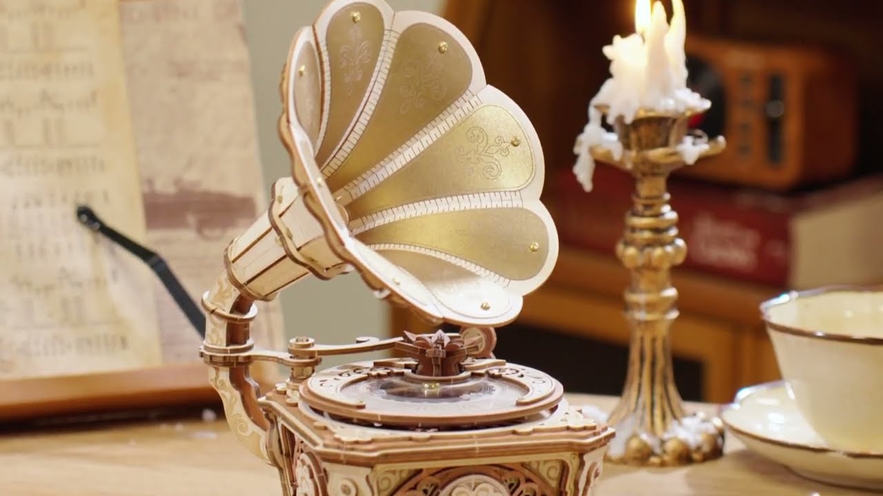 RoboTime 3D skládačka Diva Gramophone