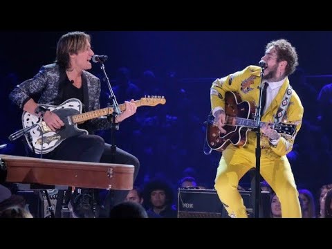 Post Malone & Kieth Urban Duet at #ElvisAllStarTribute "Baby What You Want Me To Do" @nbc