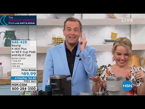 Keurig KMini Plus Coffee Maker with 48 KCup Pods and My ...