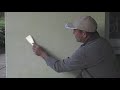How to repair or fill small or hairline cracks in cement render walls.