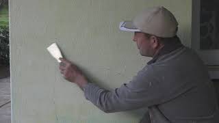 How to repair or fill small or hairline cracks in cement render walls.