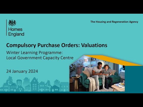 Compulsory Purchase Orders: Valuations - Winter Learning Programme 2024