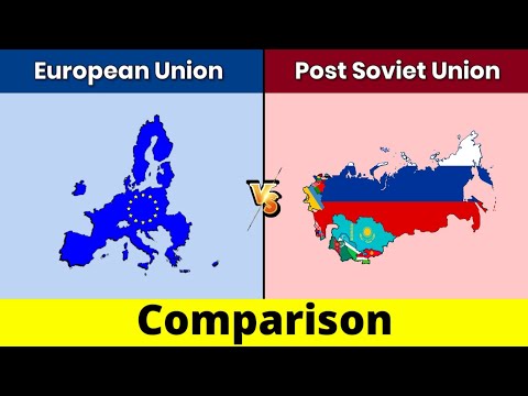 Post Soviet Union vs European Union | European Union vs Post Soviet union | Comparison | DD 2.o