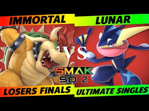 SMAK-SD2 Losers Finals - Immortal (Bowser) vs. Lunar (Greninja) - SSBU