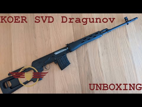 [UNBOXING] KOER Dragunov SVD Sniper unboxing - King Arms clone