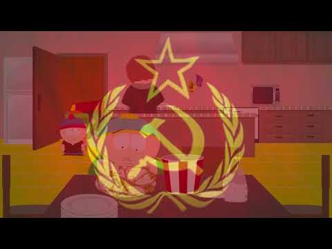 Eating All the Skin Off the Fried Chicken - SOUTH PARK but vocoded to the USSR anthem