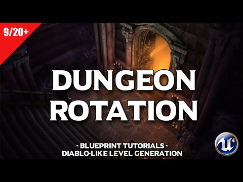 Diablo Dungeon Generator #9 Dungeon Rotation | Unreal Engine 4