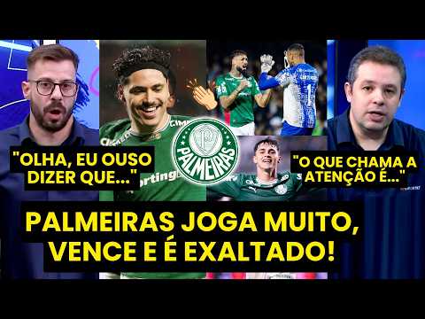 DEU GOSTO DE VER! “O PALMEIRAS MOSTROU um PADRÃO DE EXCELÊNCIA hoje! SE CONTINUAR assim…”
