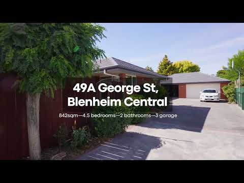 49A George Street, Blenheim, Marlborough Region, 4房, 2浴, 独立别墅