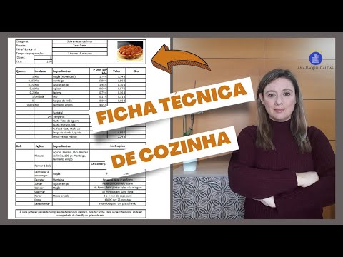 Ficha Técnica passo a passo com fórmulas + Download grátis