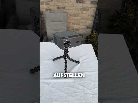 Mini projector for €60 🍿💸 Is it worth it?🤔 #beamer #buyprojector