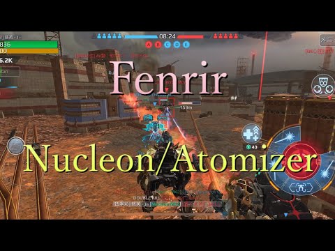 War Robots【WR】Solo  Fenrir Nucleon/Atomizer
