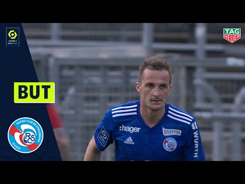 But Dimitri LIENARD (82' - RC STRASBOURG ALSACE) NÎMES OLYMPIQUE - RC STRASBOURG ALSACE (1-1) 20/21