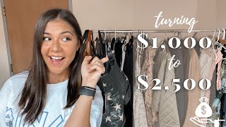 I Bought $1,000 Worth of Clothing to Sell for $2,500 Online, Here