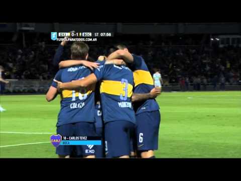 Gol de Tevez. Defensa 0 - Boca 1. Cuartos. Copa Argentina 2015. FPT.