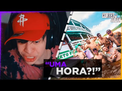 ARUAN REAGE A VLOG DE 1 HORA -VIAGEM COM MEUS AMIGOS PARA A AMAZONAS (RENATO GARCIA)-Cortes do Aruan