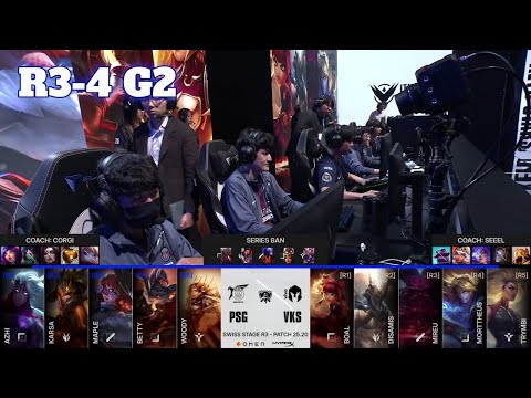 PSG vs VKS - Game 2 | Day 5 LoL Worlds 2025 Swiss Stage | PSG Talon vs Vivo Keyd Stars G2 full