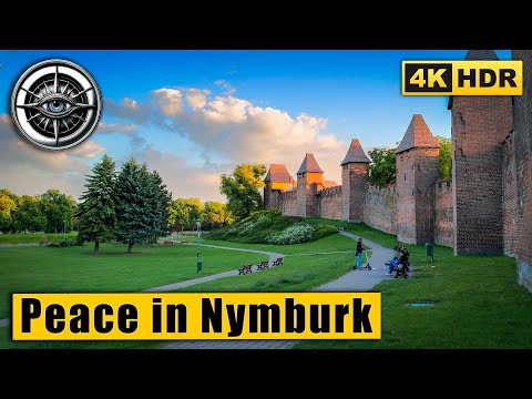 Sunset Walk in Nymburk | A Quiet Town That Heals the Soul | 4K HDR