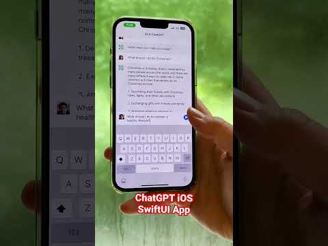 ChatGPT iOS App built with SwiftUI #chatgpt #swiftui #iosdevelopment #ios thumbnail