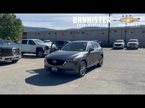 2019 Mazda CX-5 Signature Auto AWD in Gray for sale at Bannister Chevrolet Penticton in Penticton, BC