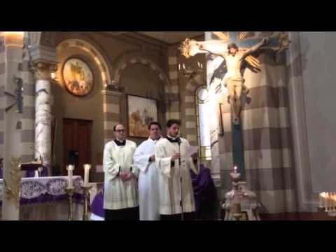 "Coriandoli" alla Messa esequiale di P. Luigi Marsero