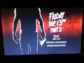 Opening To Friday The 13th Part 2 2017 DVD Friday The 13th Special