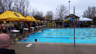 ACHS vs Napa 100 Fly varsity 3/3/2016