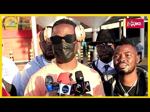 Sarkodie lands in Kenya, says he's never met Khaligraph and he's not dating Victoria Kimani