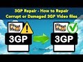 3GP Repair How To Repair Corrupt Or Damaged 3GP Video Files