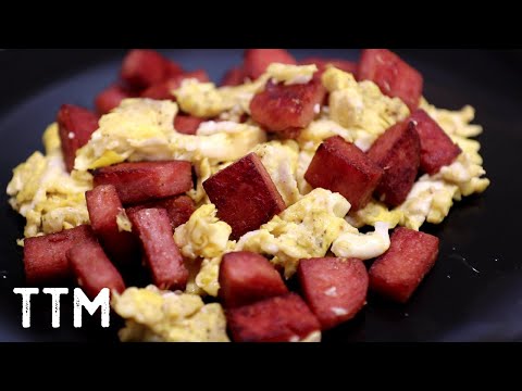 Spambled Eggs~Scrambled Eggs with Spam