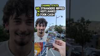 can this stranger pull an eeveelution from his first pack of pokemon cards in years? #pokemoncards
