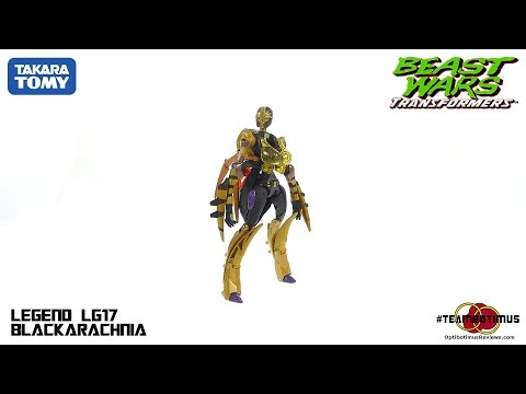 Takara Tomy Transformers Legends Deluxe Class Blackarachnia Video Review