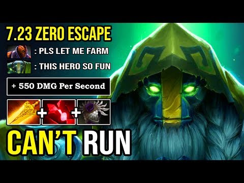 EVEN GODLIKE AM CAN'T ESCAPE 7.23 Mid Earth Spirit Carry + 550 DMG PER SEC 100% IMBA DotA 2