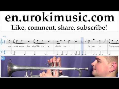 Trumpet lessons OneRepublic - Future Looks Good Sheet Music Tutorial Part#2 um-352