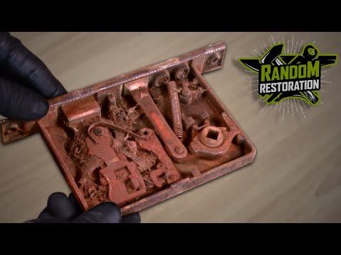 Restoring Very Old Rusty Mortise Locks | Random Restoration