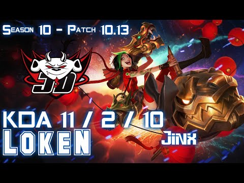 JDG LokeN JINX vs APHELIOS ADC - Patch 10.13 KR Ranked