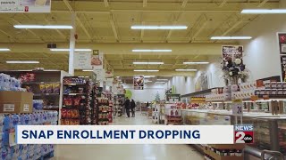 SNAP enrollment dropping