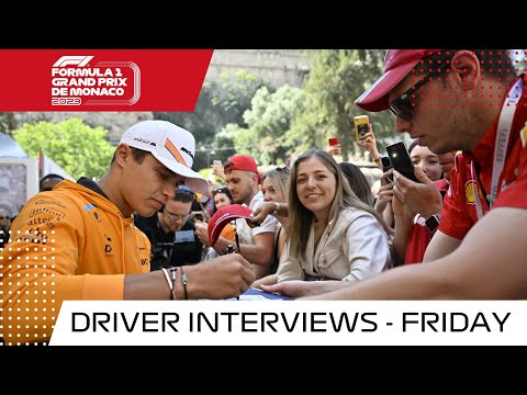 Driver Interviews (Friday) - F1 Grand Prix de Monaco 2023