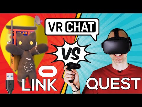VRChat Oculus META Quest Vs Link - what's different?
