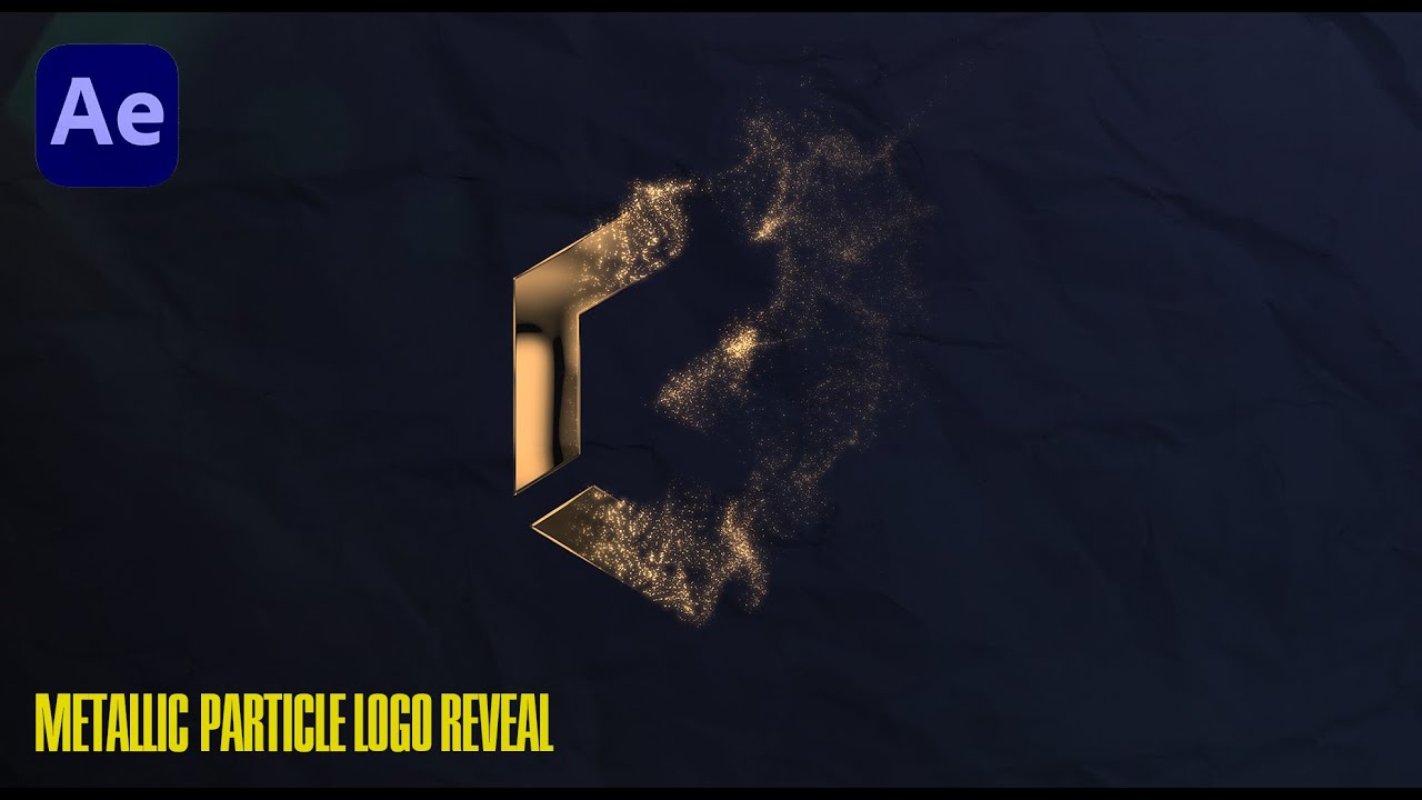 Metallic Particles Logo & Text Reveal – After Effects Template