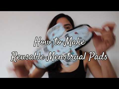 How to Make Reusable Menstrual Pads 🙋‍✂